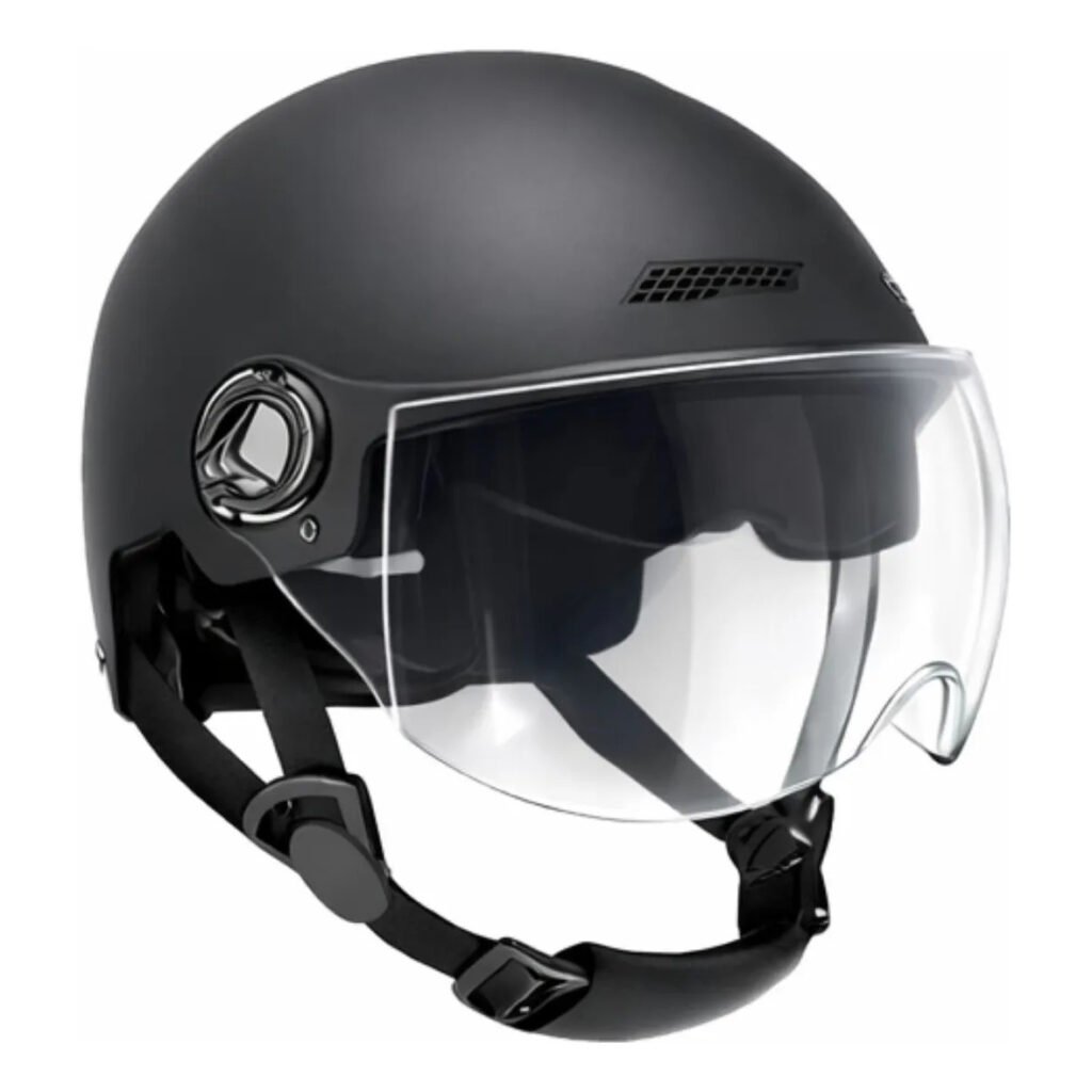 Capacete Coquinho C/ Viseira Scooter Elétrica Unissex Zurbe
