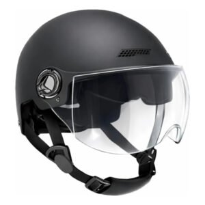 Capacete Coquinho C/ Viseira Scooter Elétrica Unissex Zurbe