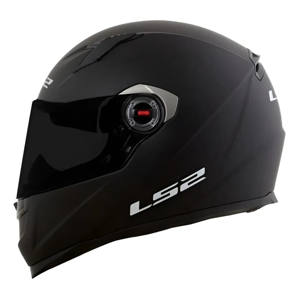 Capacete Kapacete Capcete Ls2 Ff358 Preto Fosco