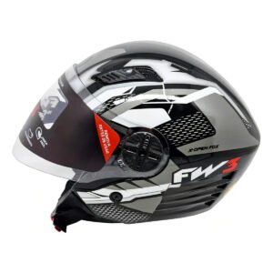 Capacete Moto Aberto FW3 X Open UP Fox Integral - 58 óculos