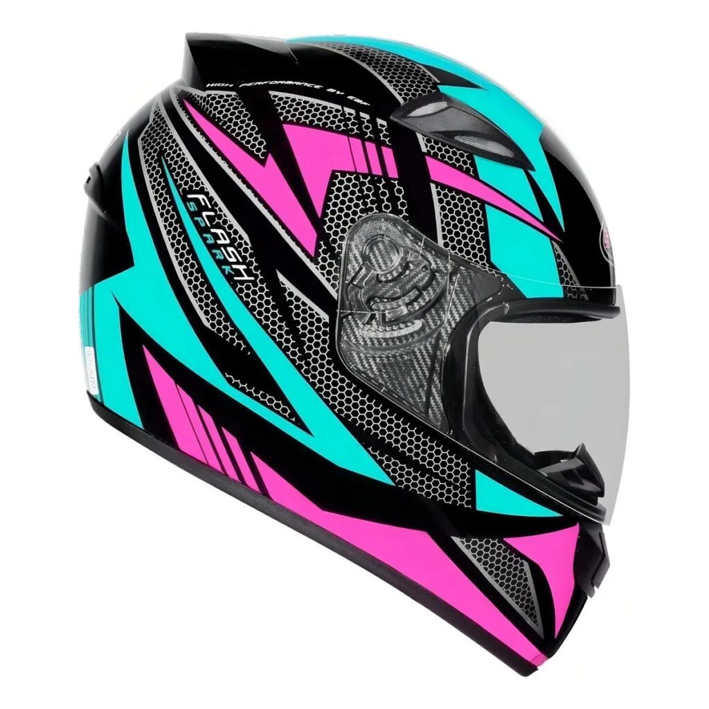 Capacete Moto Feminino/masculino Ebf New Spark Tifany